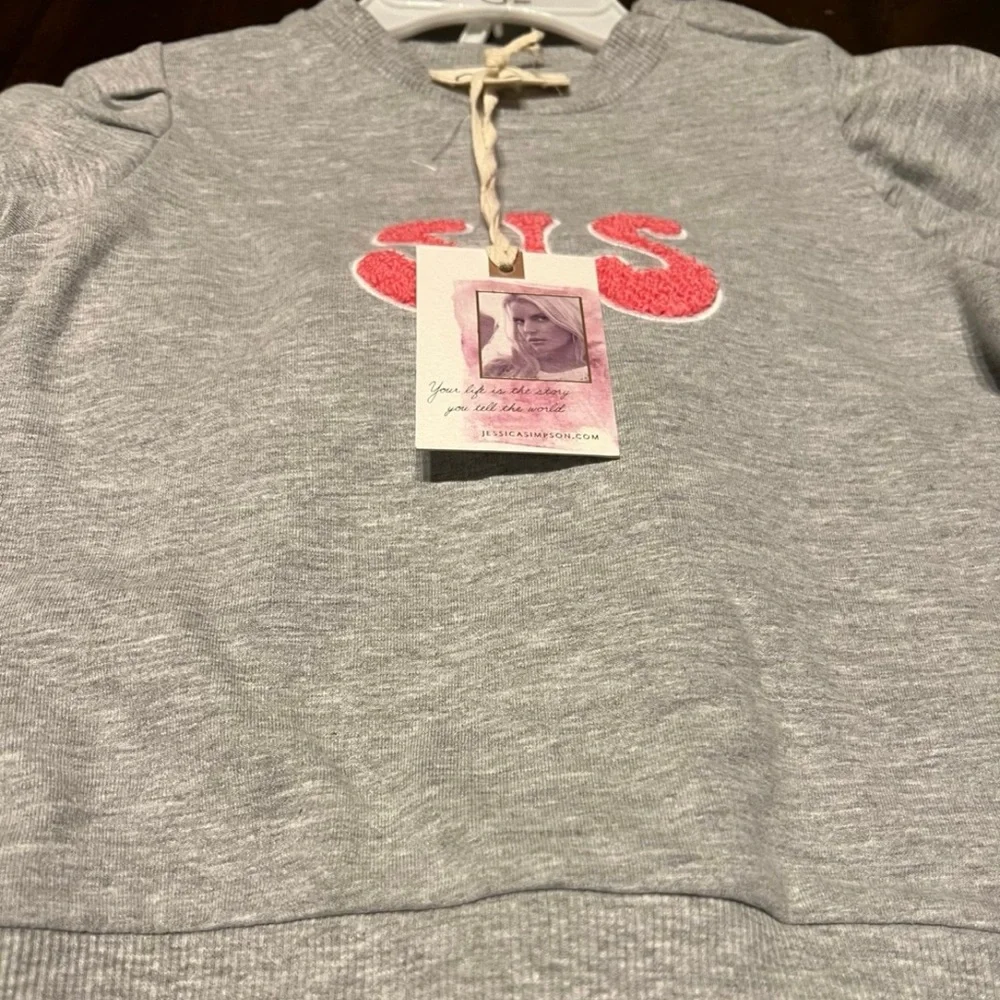 Jessica Simpson Baby Girl Gray 2 Piece Set Size 24 Months